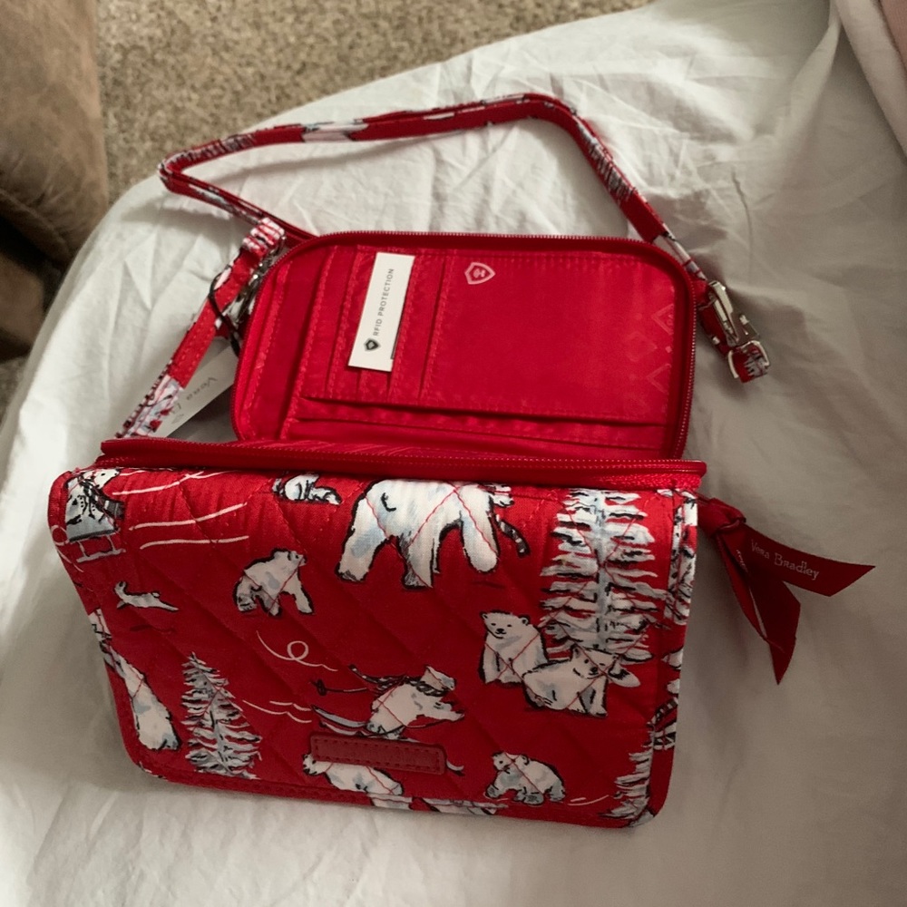 Vera Bradley 3in1 Mini Christmas Crossbody